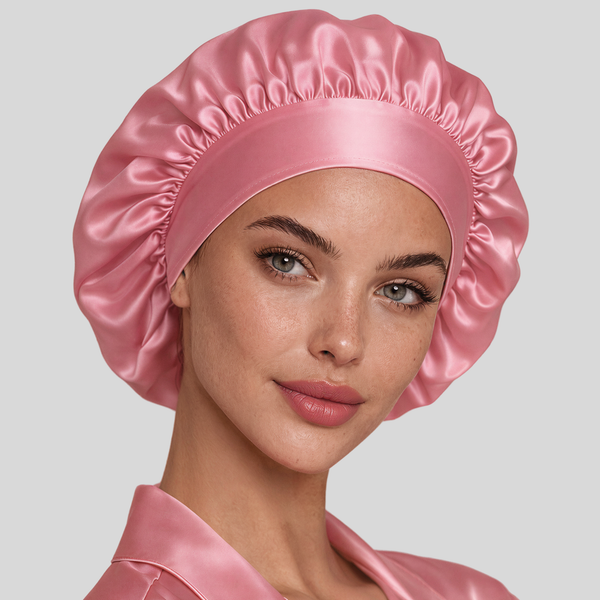 RoyalSilky Mulberry Silk Bonnet - Rose