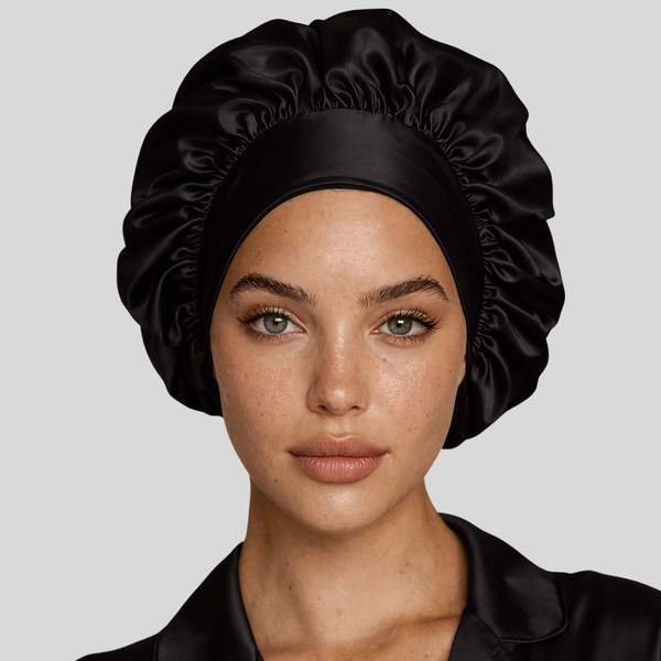 RoyalSilky Mulberry Silk Bonnet - Black