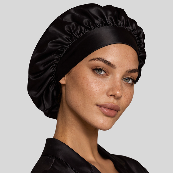 RoyalSilky Mulberry Silk Bonnet - Black