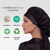 RoyalSilky Mulberry Silk Bonnet - Black