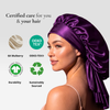 RoyalSilky Mulberry Silk Bonnet - Purple